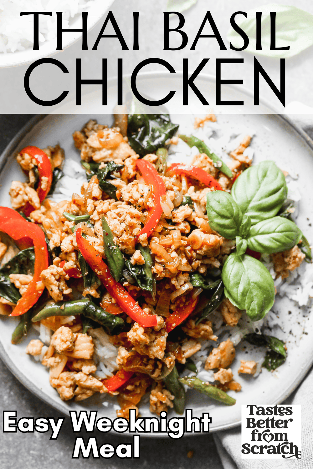 Healthy Thai Basil Chicken: Quick, Easy & Customizable for Home