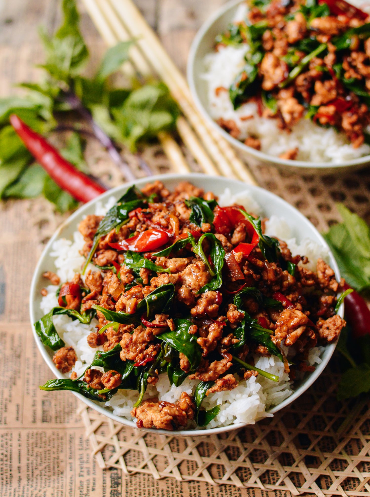 Minute Thai Basil Chicken: Better Than Takeout Pad Krapow